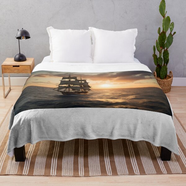Item preview, Sailing Ship At Sea At Sunset designed and sold by PeteRascal.