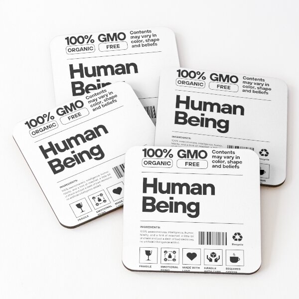 Item preview, 100% Organic GMO free human being designed and sold by TrendingHappens.