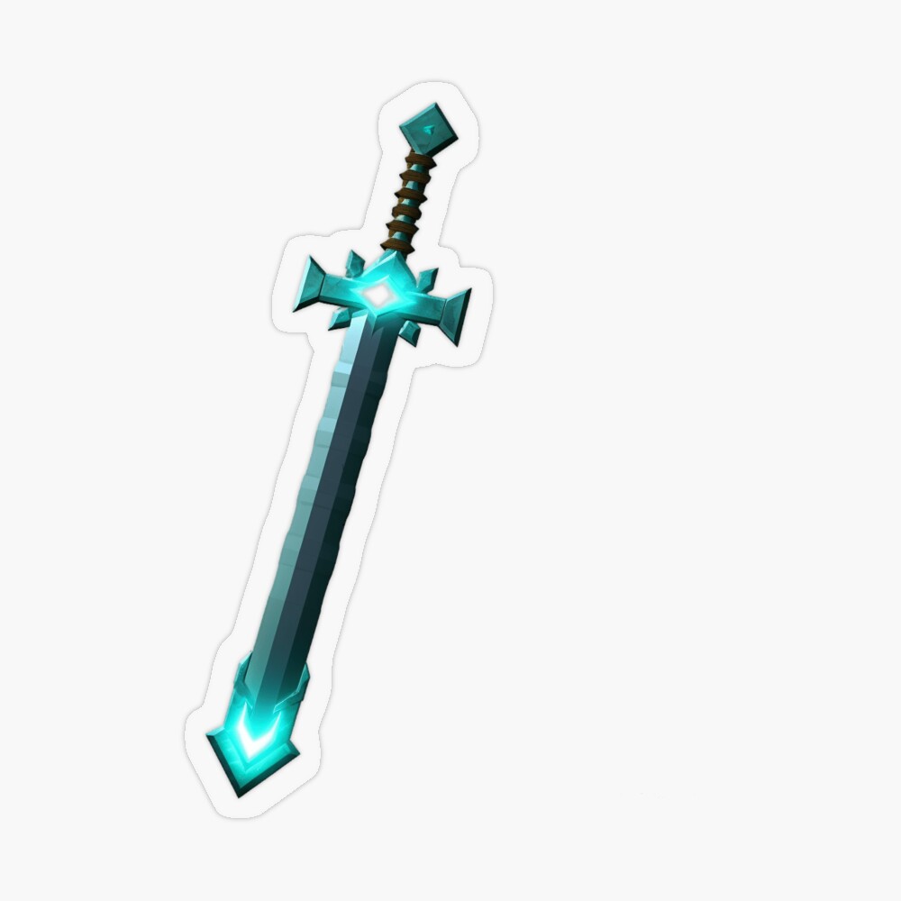 minecraft swords crossed