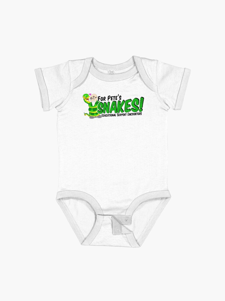 Thumbnail 1 of 2, Baby One-Piece, For Pete's Snakes designed and sold by GoWalrus.