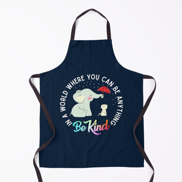 Item preview, In a world where you can be anything be kind elephant holding un umbrella to protect cat form the rain designed and sold by CooperBryant.