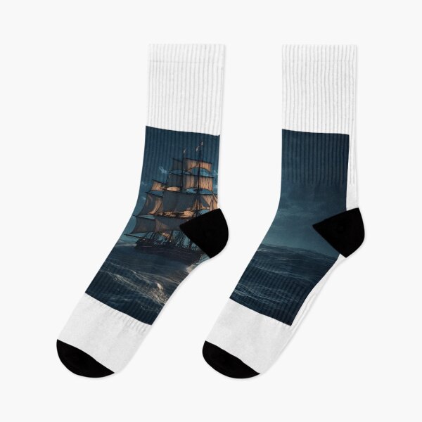 Item preview, Sailing Ship At Sea In Moonlight designed and sold by PeteRascal.
