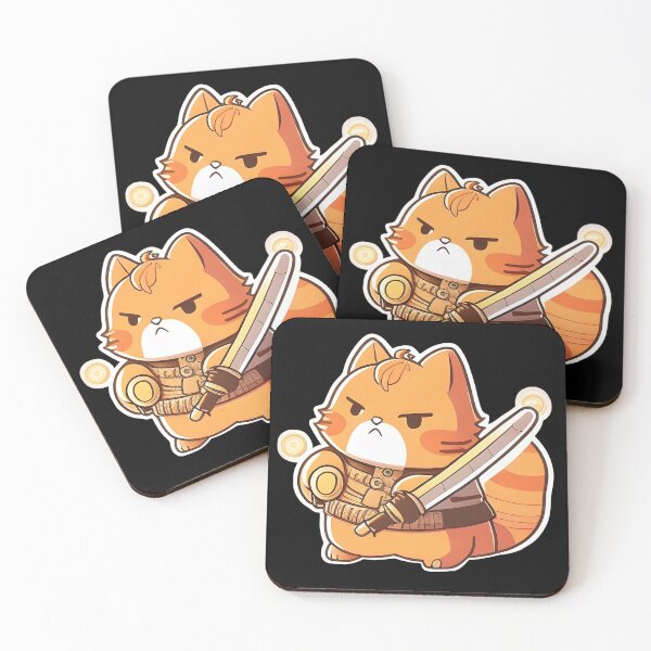 Item preview, samurai cat designed and sold by romenticit.