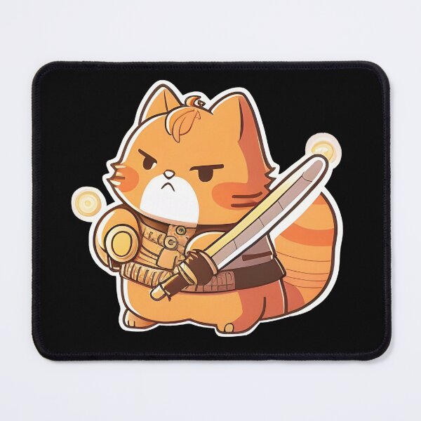Item preview, samurai cat designed and sold by romenticit.