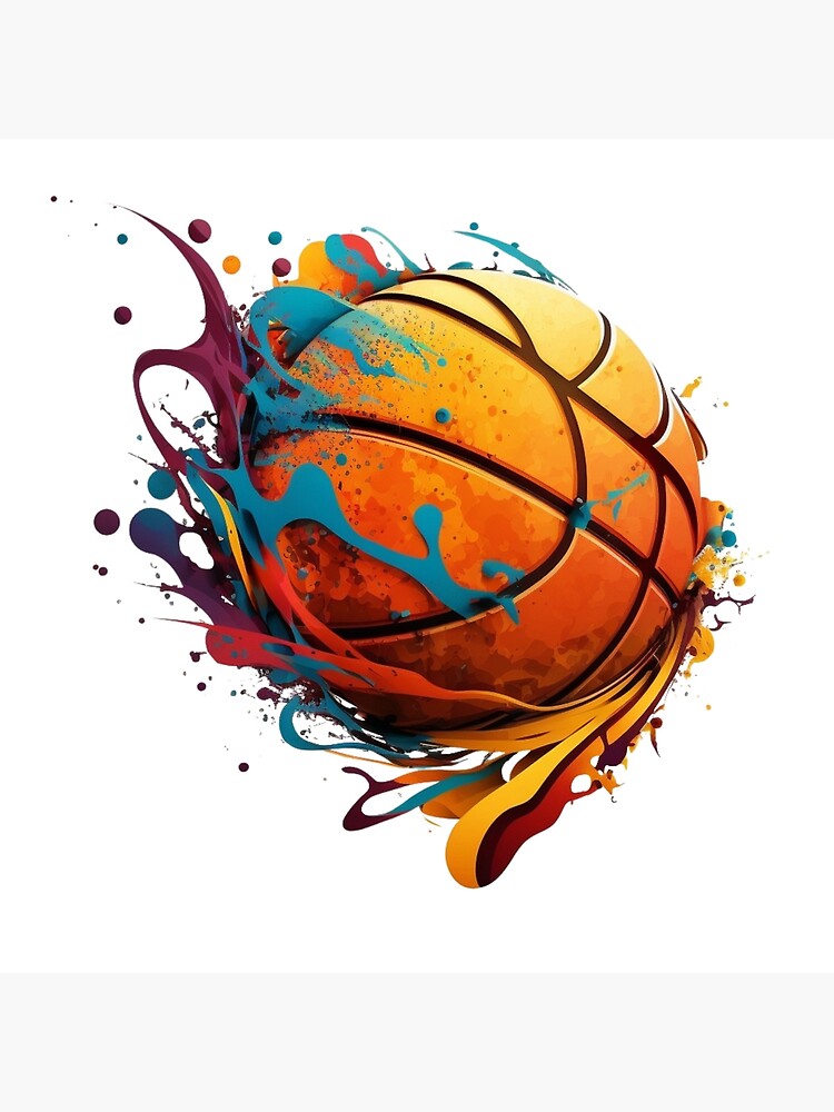 Mats Drawing - Peinture sur ballon de basket 🏀 Merci à