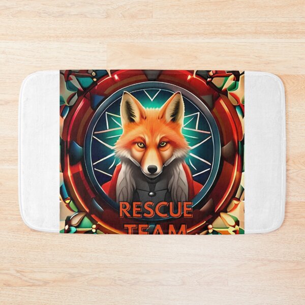 Item preview, Serious fox Cute fox RESCUE TEAM colors strong fox smiling fox designed and sold by Gonçalo  Camara.