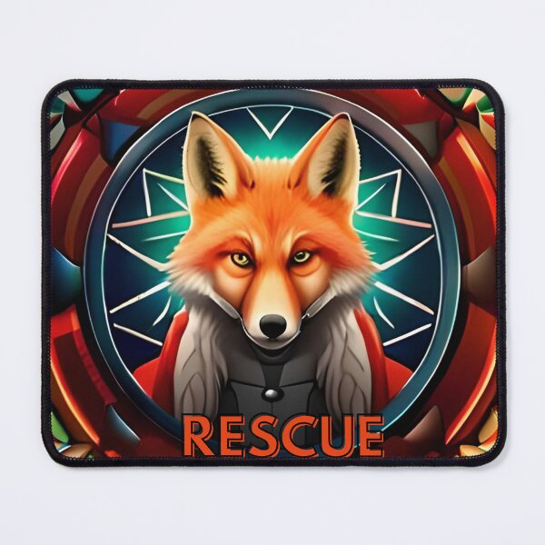 Item preview, Serious fox Cute fox RESCUE TEAM colors strong fox smiling fox designed and sold by Gonçalo  Camara.