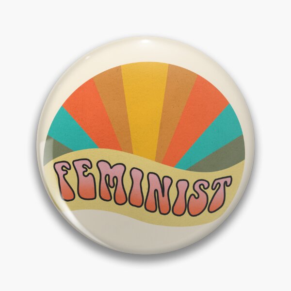 Item preview, Feminist Retro Sunset | Flower Power Feminism Sunset designed and sold by emcazalet.