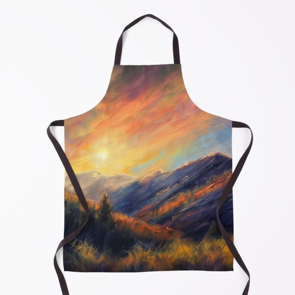 Item preview, The mountain view landscape designed and sold by Red Witch Art.