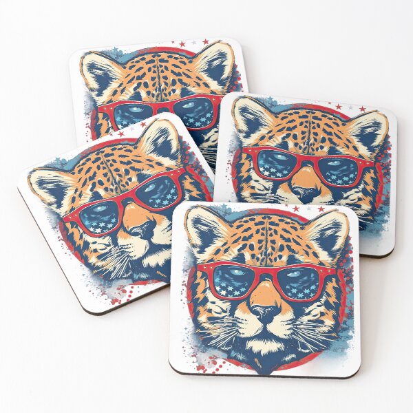 Item preview, Brutal Leopard with Glasses designed and sold by Tuong Nguyen.