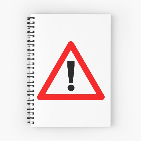 Item preview, Warning Symbol Sign in Red Triangle and Black Exclamation  designed and sold by Ching Teoh.
