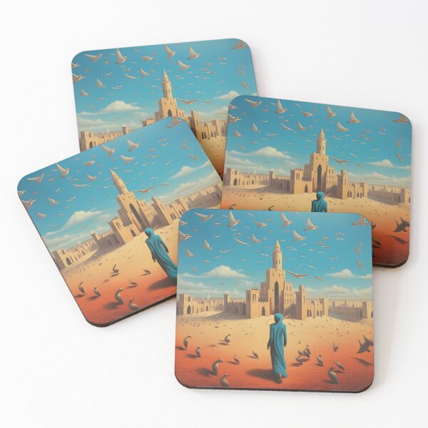 Item preview, Palace of Truth - Surrealistic Oriental Poster designed and sold by UrsaStick.