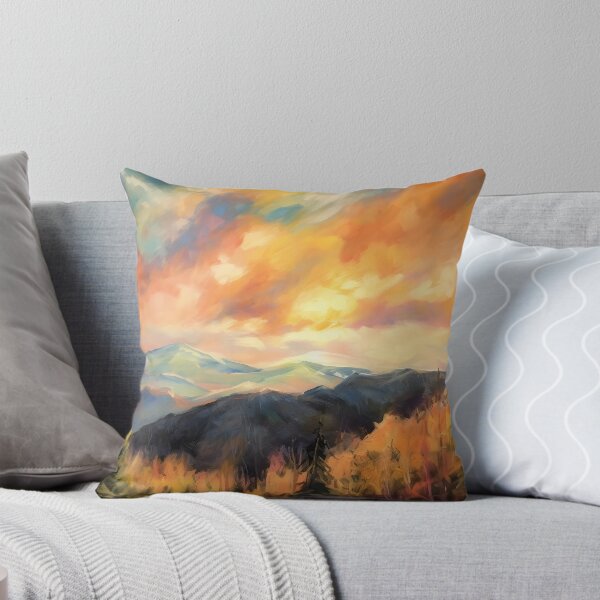 Artikelvorschau, Die Bergblicklandschaft 1 entworfen und verkauft von Red Witch Art.