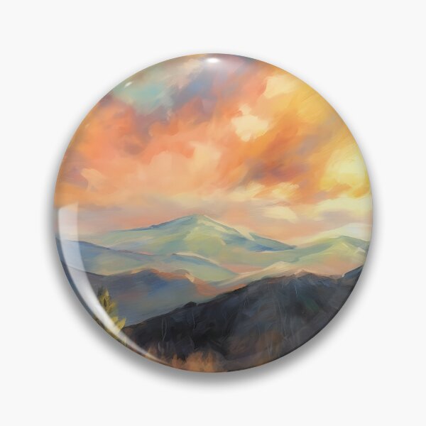Item preview, The mountain view landscape 1 designed and sold by Red Witch Art.