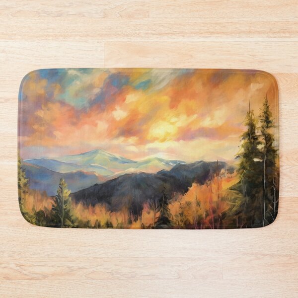 Item preview, The mountain view landscape 1 designed and sold by Red Witch Art.
