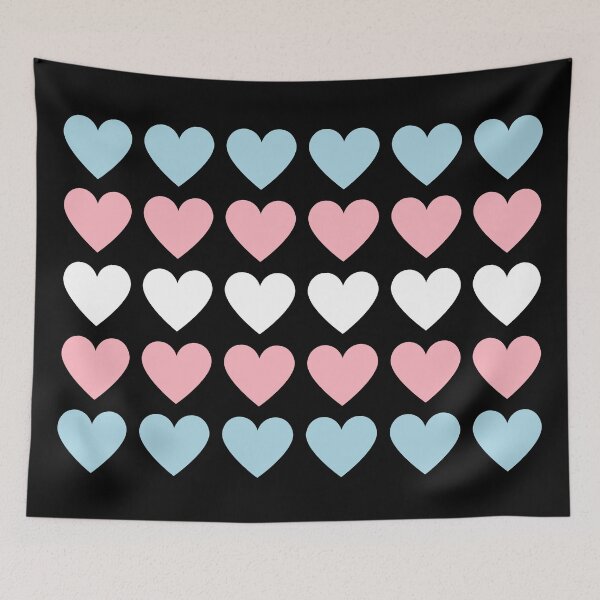 Item preview, Transgender Flag Heart design designed and sold by Fandom8.