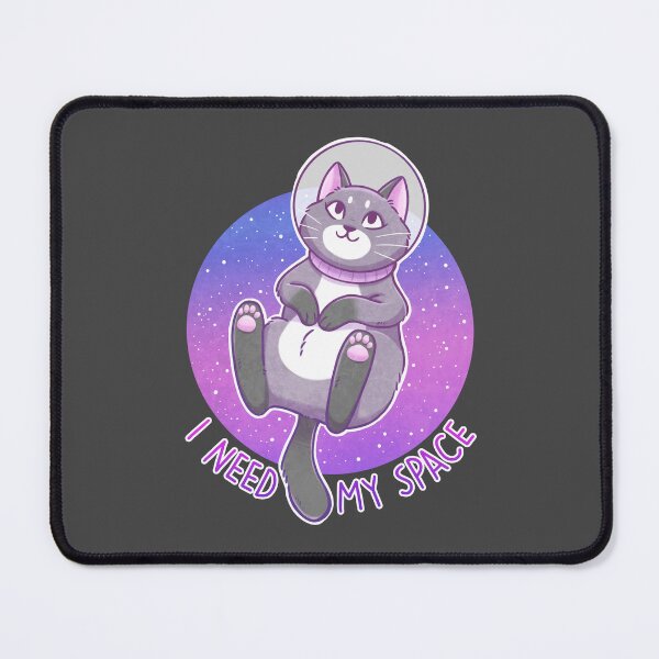 Item preview, I Need My Space Astronaut Kitty designed and sold by kattvalk.