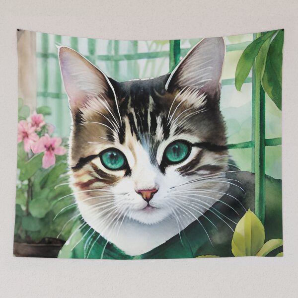 Item preview, The Tabby Gardener designed and sold by FriskyLemur.