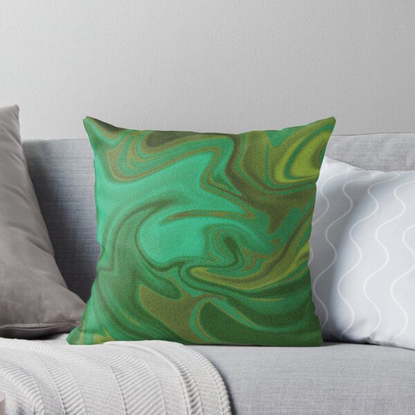 Item preview, SHALLOW MARSH SWIRLS -  VIVID MODERN  TRENDY SWIRL MARBLE PATTERN - TEXTURE - COLOR GRADIENTS PILLOWS - TAPESTRIES  - HOME DECORATION -  MODERN BEAUTIFUL  HOME  DESIGNS designed and sold by Harsh Mhatre.