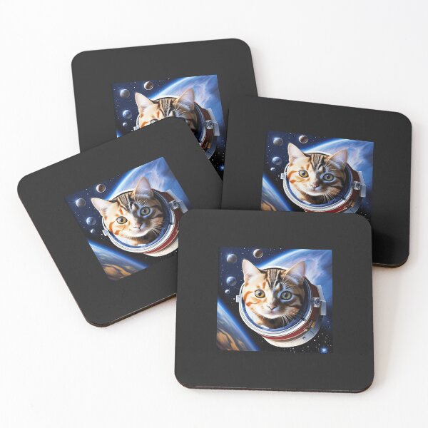 Item preview, Cat in a shuttle flying through space designed and sold by cesavision.
