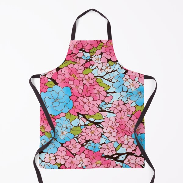 Aperçu de l'œuvre arbres floraux colorés peinture douce abstraite style japonais unique créée et vendue par mowafak younis.