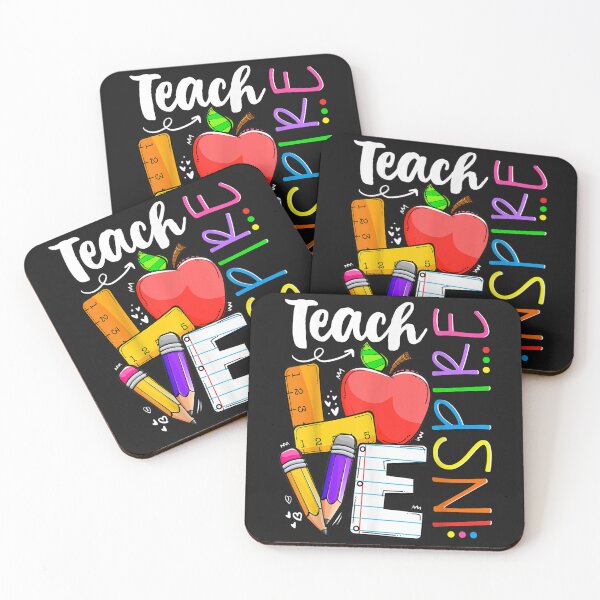 Item preview, Cute Teach Love And Inspire Men Women Teacher designed and sold by wacykcyril8.
