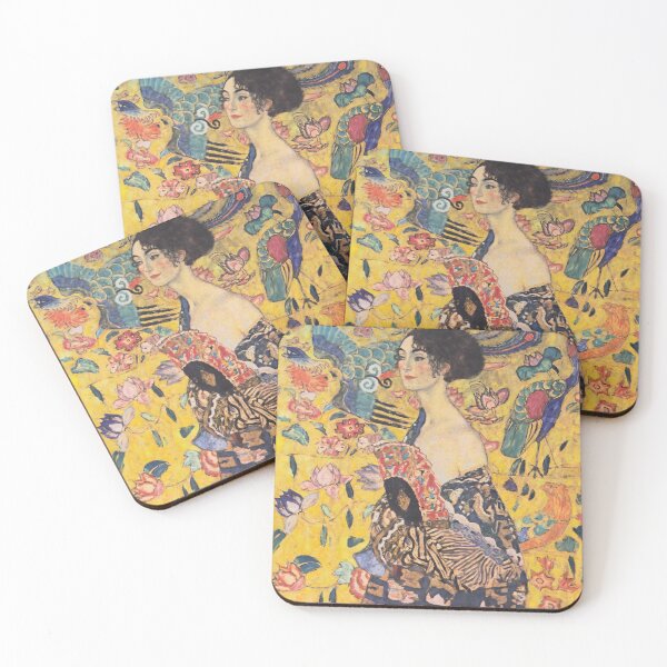 Item preview, Lady with Fan by Gustav Klimt designed and sold by Zanimations.