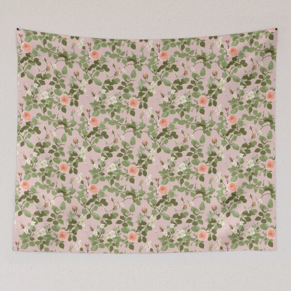Item preview, Climbing roses pattern designed and sold by KatyaH1965.