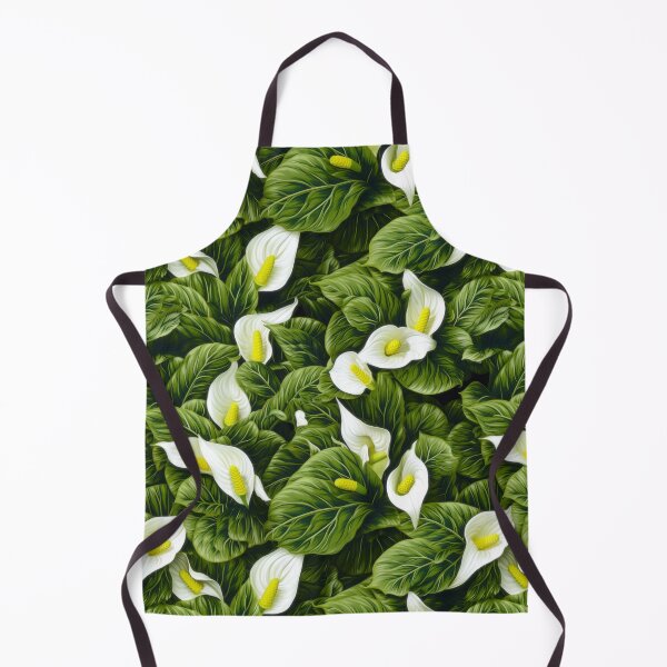 Item preview, Spathiphyllum Wallisii Pattern: Serene White Blossoms - Maixibilionoxis Vertical Garden Collection designed and sold by Maixibilionoxis.