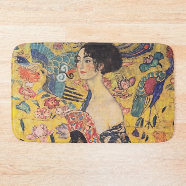 Artikelvorschau, Dame mit Fächer von Gustav Klimt entworfen und verkauft von Zanimations.