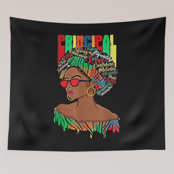Item preview, Afro African Principal Black History Month Back To School designed and sold by mainana78.