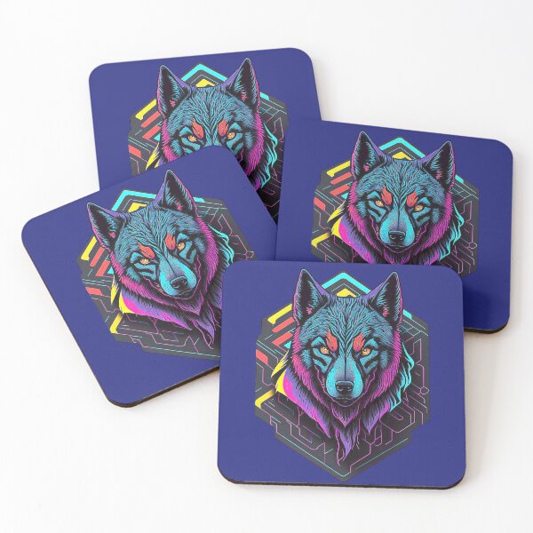 Item preview, Futuristic German Shepherd: cyberpunk portrait designed and sold by Minpadesign.