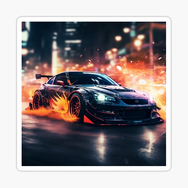Adrenaline Drift 4K Car Drifting iPhone Wallpaper 