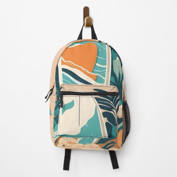 Item preview, Graffiti art Tropical Surfboard designed and sold by ZanyPaintbrush.