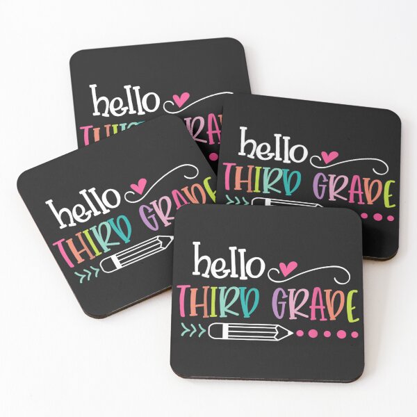 Item preview, Back To School Hello Third 3rd Grade For Kids Boy Girl Women designed and sold by wehrweinwil.