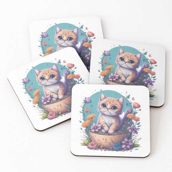 Item preview, Baby Kitten - Rural Color Style | Magical Cat Lovers Merch designed and sold by MaFleiva.