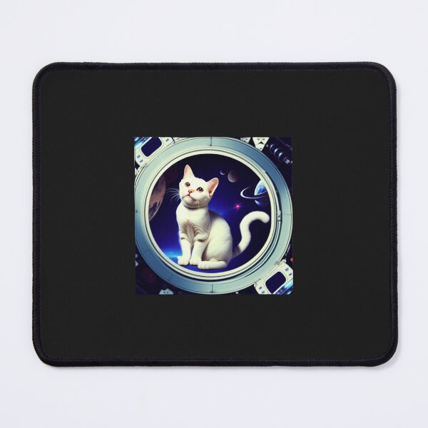 Item preview, Cat in space flying past Saturn designed and sold by cesavision.