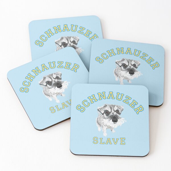 Item preview, Schnauzer Slave Varsity Style School designed and sold by barksandsqueaks.