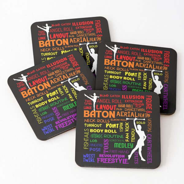 Item preview, Baton Twirling Rainbow Words | Twirler | Pride | Baton Twirler Pride designed and sold by Peppermintmama.