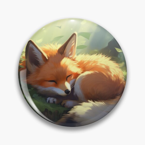 Item preview, Sleeping fox designed and sold by art-shop-by-Kat.