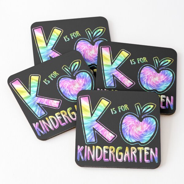 Item preview, K Is For Kindergarten Teacher Tie Dye Back to School Kinder designed and sold by wehrweinwil.