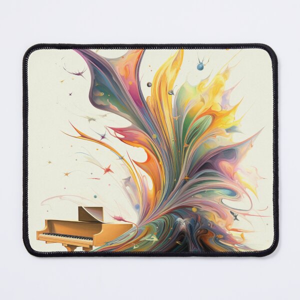 Item preview, Abstract painting | Colours and piano music designed and sold by Cris888.