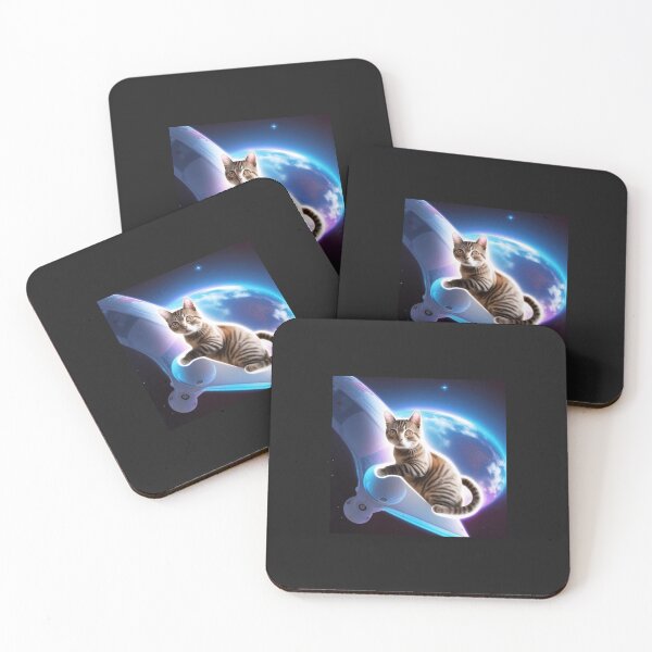 Item preview, Cat on a space craft designed and sold by cesavision.