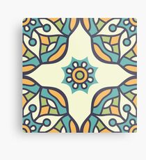 Ethnic Mural Metal Print