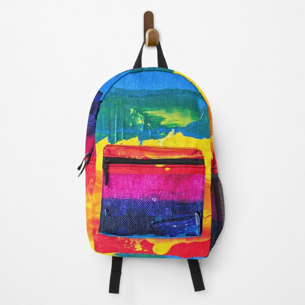 Item preview, Paint Texture Print - Rainbow Stripes designed and sold by SunshineSales.