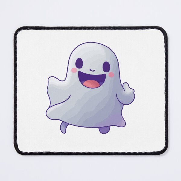 Item preview, Happy and Adorable Ghost: Charming Sticker to Add a Cute and Playful Touch of Spookiness to Your Collection, Perfect for Halloween and Beyond! designed and sold by Koolzilla.