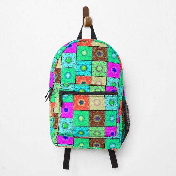 Item preview, Psychedelic Art, Psychedelic Art, STARS, Green and Blue STARS, COLOURFUL Abstract STARS designed and sold by larissa-myrie.