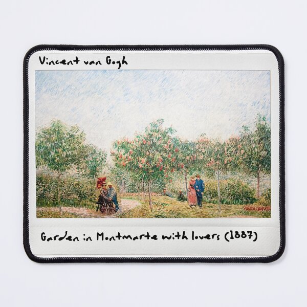 Item preview, Garden in Montmarte with lovers - 1887 (Paris) by Vincent Van Gogh designed and sold by polart-film.