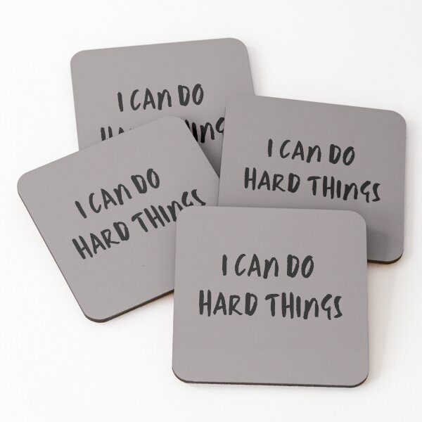 Item preview, I Can Do Hard Things-inspirational sticker designed and sold by medoutfits.