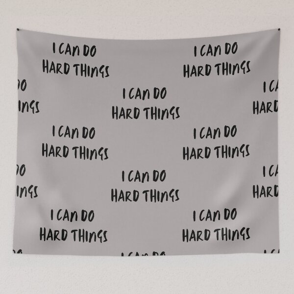 Item preview, I Can Do Hard Things-inspirational sticker designed and sold by medoutfits.